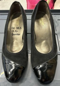 Elegante schwarze Damenschuhe Pumps von Semler Größe 5,5 - Bild 1 von 5