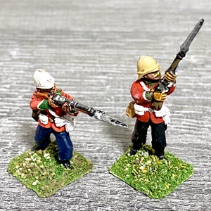 2x 28mm 24th Regiment Of Foot Painted Metal Miniatures Zulu 1879 Wargames #9 - Bild 1 von 4