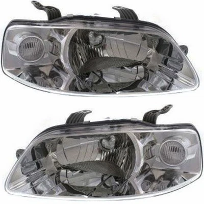 For Pontiac Wave Headlight 2005 06 07 2008 Pair Driver and Passenger GM2502241 Foto 1 de 3