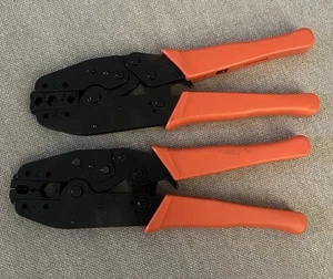Ratchet Crimping Tools (2) for RG-213 and LMR-400 Coax Cable RF Connectors - Picture 1 of 8