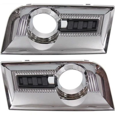 New Fog Light Trims Driving Lamp Set of 2 Driver & Passenger Side LH RH GMC Pair - Image 1 of 4