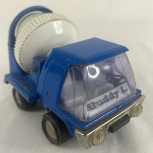 Vintage BUDDY L Cement Mixer Truck Blue 1960's - Picture 1 of 7