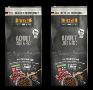 2 x Belcando Adult LAMB & Rice 12,5 kg Trockenfutter Hundefutter M-XL Lamm Reis - Bild 1 von 3