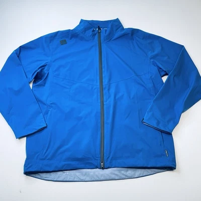 Ping Golf Jacket Mens Sz XL Blue SensorDry Rain Coat Windbreaker Full Zip - Image 1 of 4