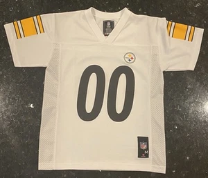 Pittsburgh Steelers NFL Team Apparel Youth Medium (10-12) - #00 White Jersey 🏈 - Bild 1 von 7