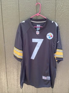 Maillot Nike On Field Pittsburgh Steelers Ben Roethlisberger homme grand noir NFL - Photo 1/13
