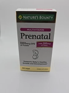 Nature's Bounty Prenatal Multivitamin 60 Softgels - Picture 1 of 3