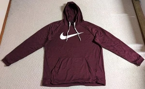 Nike Herren X Large weinrot 100 % Polyester Pullover Kapuze Grafik Sweatshirt 25 - Bild 1 von 7