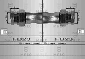 Tubi freno posteriori Renault Clio Megane Scenic R9 R11 - Imagen 1 de 1