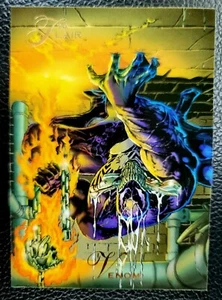 Tarjeta Venom 1994 Flair Marvel #136 Spider-Man Maximum Carnage Venom - Imagen 1 de 2