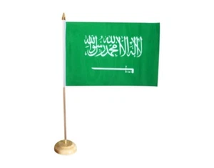 Tischflagge Saudi Arabien arabische Tischfahne 15x22cm - Bild 1 von 1