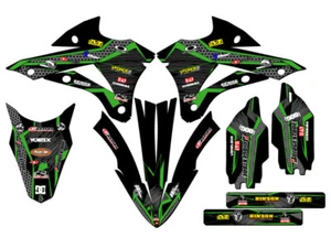 Kit de gráficos KX 100 PODIUM 2014-2021 negro Senge compatible con Kawasaki - Imagen 1 de 10
