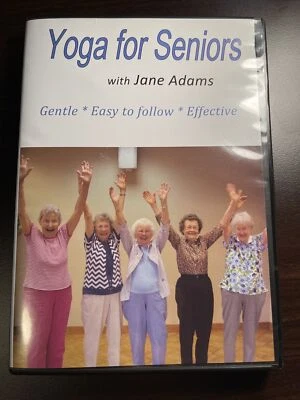Yoga for Seniors with Jane Adams (DVD, 2009) Gentle Easy to Follow Effective  - Image 1 of 4