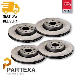 Kit de 4 discos de freno delanteros traseros Apec para Ford C-Max DXA/CB7 DXA/CEU - Imagen 1 de 15
