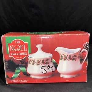 1991 Vintage Noel China Pearl Sugar & Creamer-Excellent Condition - Picture 1 of 24