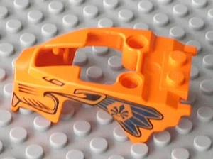 LEGO Orange Flywheel Fairing Lion Shape Gold Ref 11110pb02 Set 70102 CHI  - Picture 1 of 1