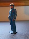 Vintage Barclay Business Man Lead Toy Blue Suit O Gauge - Free Shipping!