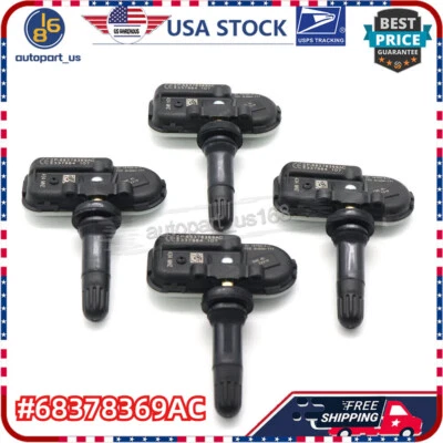 For Dodge RAM 2500 SRW Tyre Pressure Sensors 2019-2020-2021-2022 TPMS 4X 434MHz - Image 1 of 4