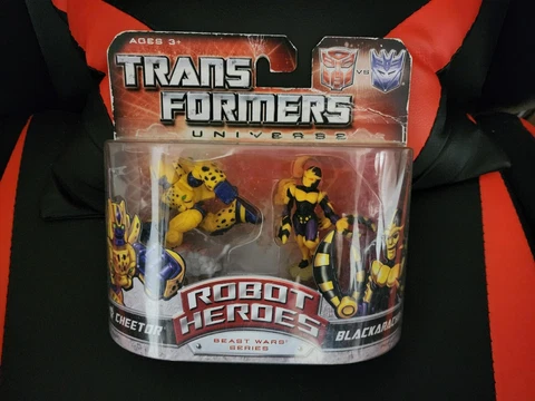 Hasbro Transformers Universe: Robot Heroes Cheetor & Blackarachnia 2-Pack Action Cover