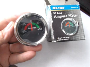NIOB Cen-Tech 95778 50 Amp Ammeter - Picture 1 of 3