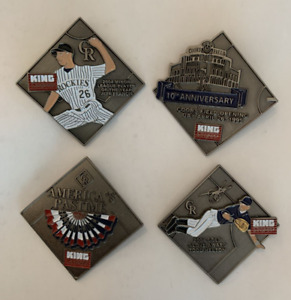 Lot of 4 Colorado Rockies Pins 10th anninversary, Helton Gold Glove And More