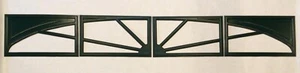 4 Amarr Sunray Replacement Insert for Amarr Short Panel Garage Door Hunter Green - Picture 1 of 3