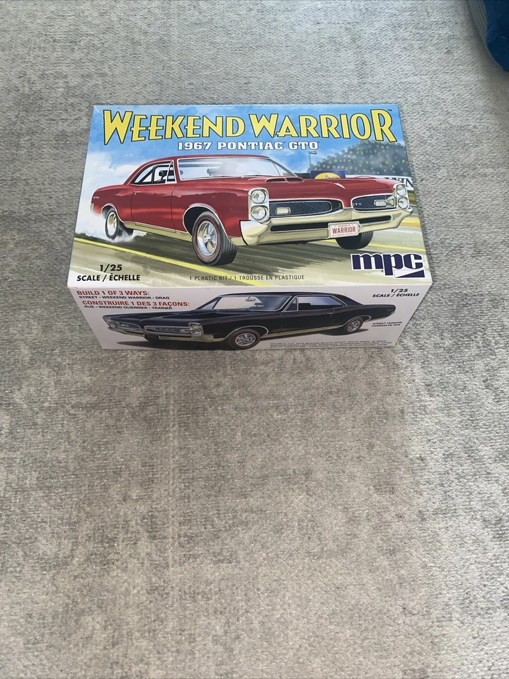 Kit Modelo Skill 3 1967 Pontiac GTO "Weekend Warrior" Kit 3 en 1 Modo Escala 1/25 Foto 1 de 4