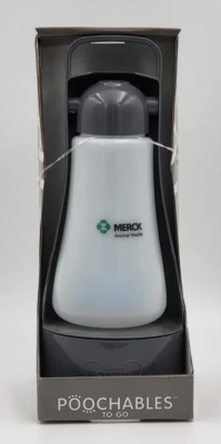 Botella de agua Poochables To Go 2 en 1 15 fl. Oz./Food Bowl 9.5 Fl. Oz. 10"x4" Nuevo Foto 1 de 4