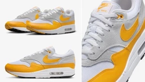 NIKE AIR MAX 1 ESENCIAL BLANCO/ORO UNIVERSITARIO TALLAS UK - Imagen 1 de 6