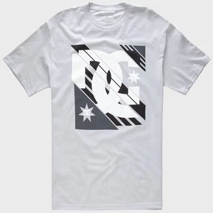 DC Schuhe Melody T-Shirt Herren hellgrau neu mit Etikett - Bild 1 von 1