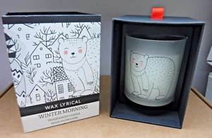 Wax Lyrical Winter Morning Fragrances Candle Made in England Glass Bear 50 hr. - Picture 1 of 6