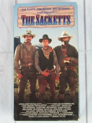 The Sacketts (VHS,1991,2-tape) Sam Elliott Tom Selleck - Image 1 of 4
