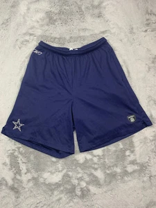 Vintage Dallas Cowboys Mens Shorts Large Blue NFL Equipment Reebok Casual - Picture 1 of 10