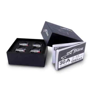 TATTU 30A - 40A Burst BLHeli_S Rc FPV Racing Quad Drone ESC 2-5S w/Dshot 4 Pack - Picture 1 of 4