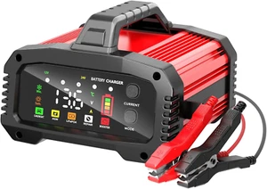 Cargador y mantenedor de batería de 25 A, cargador todo en uno de 12 V/24 V para - Picture 1 of 12