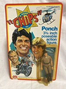 1977 MEGO CHIPS "Ponch" 3.75" Action Figure UNPUNCHED SEALED 70s TV Show Estrada - Picture 1 of 7
