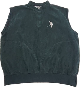 Zero Restriction Golf Vest 1/4 Snap Shirt Windbreaker Green Size XL USA Made - Picture 1 of 18