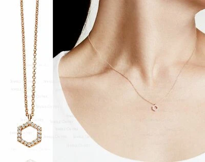 Conjunto de brincos de ouro 14K com design de favo de mel de diamante natural - Imagem 1 de 4