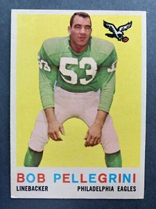1959 Topps #16 Bob Pellegrini (Philadelphia Eagles)    CENTERED!    EX - Picture 1 of 2