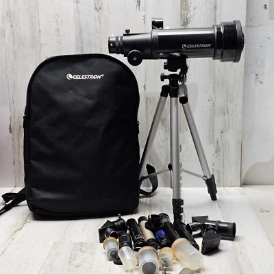 Celestron Travel Scope 70 21035 Black Portable Telescope With Accessories ✨ - Image 1 of 4
