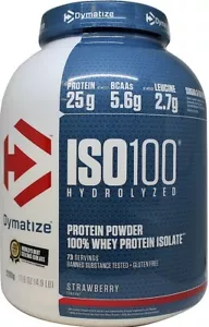 Dymatize ISO-100 Hydrolized Whey Protein Isolate 900g or 2.2kg Powder Recovery - Picture 1 of 6