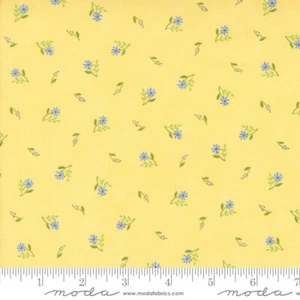 On Lake Time  Flowers on Shore Yellow by Deb Strain for Moda 1/2 Yard - Picture 1 of 2