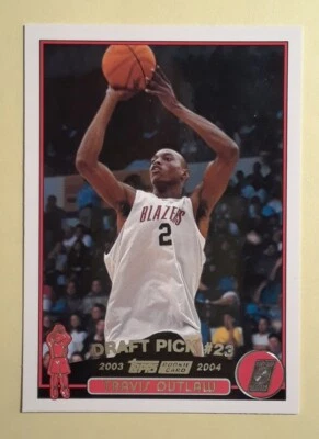 2003-04 Topps Travis Outlaw #243 Rookie Portland Trail Blazers NBA Basketball RC - Image 1 of 2