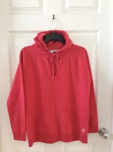 Sudadera con capucha roja para mujer Victoria Secret talla M con logo blanco en la parte posterior. - Imagen 1 de 11