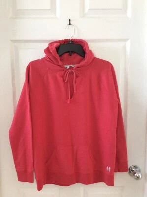 Sudadera con capucha roja para mujer Victoria Secret talla M con logo blanco en la parte posterior.  Foto 1 de 4