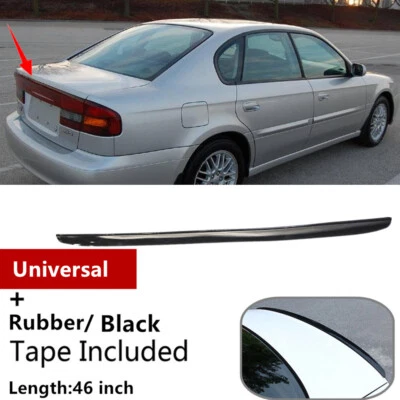 46'' Universal Black Fit For 2000-04 Subaru Legacy Sedan Trunk Lip Spoiler Wing Foto 1 de 4