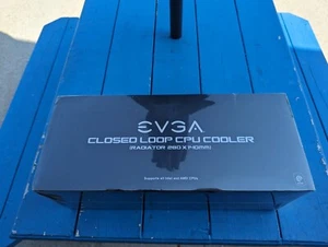 NOS EVGA AIO CPU Cooler Radiator 280 x 140mm 400-HY-CL28-V1 for PARTS - Picture 1 of 3