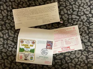 Liverpool V West Ham Utd League Cup Final 1981 Football 1st Day Cover + Insert - Picture 1 of 3