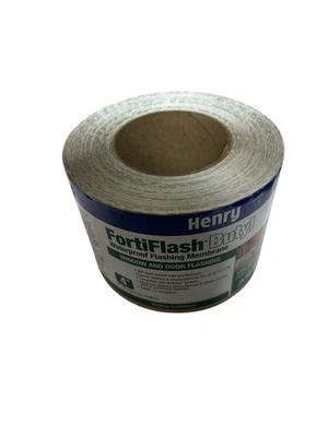 Henry Fortiflash Butyl Waterproof Flashing Membrane 4" X 75' Roll - Image 1 of 2