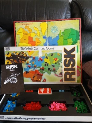 Vintage Original Risk Board Game Parker Brothers (Shelf 2C) - Image 1 of 4